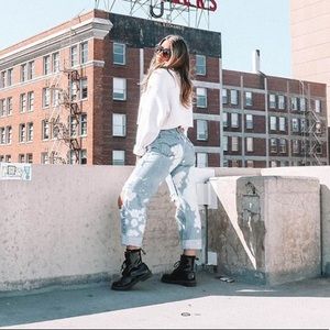 Levi Denim bleached jeans